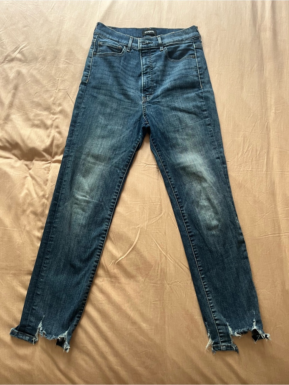Express Slim Super High Rise Denim Perfect Jeans